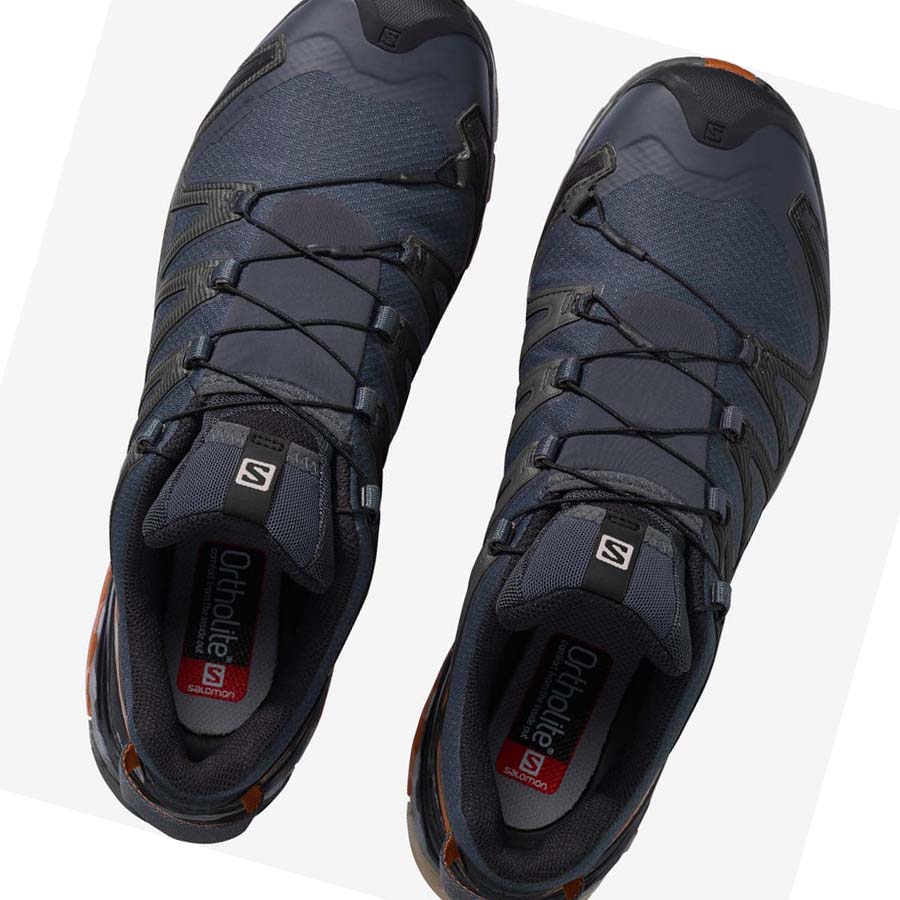 Salomon XA PRO 3D V8 GORE-TEX WIDE Erkek Patika Koşu Ayakkabısı Siyah | TR 3537MQZ